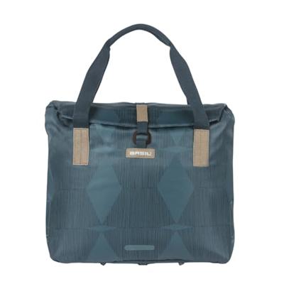 Basil elegance fietsshopper, choose green, unisex, stadfiets, estate blue - thumbnail
