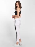 Urban Classics / joggingbroek Interlock in wit - thumbnail
