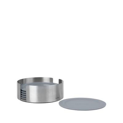 Blomus Lareto Onderzetter sharkskin (licht blauw), per 6 Blomus Lareto Onderzetter sharkskin (licht blauw), per 6