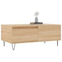 Salontafel 90x50x36,5 cm bewerkt hout sonoma eikenkleurig - thumbnail