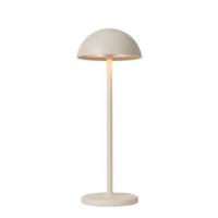 Lucide JOY - Oplaadbare Tafellamp Binnen/Buiten - Accu/Batterij - Ø 12 cm - LED Dimb. - 1x1,5W 3000K - IP54 - Wit - thumbnail