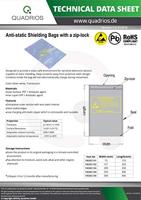 Quadrios ESD-zakje (l x b) 250 mm x 300 mm Afschermend ESD-codeletter S 10 stuk(s) - thumbnail