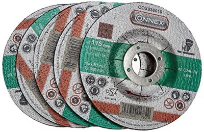 Connex Set 5X Slijpschijf Steen 115Mm - COX938015 Connex Set 5X Slijpschijf Steen 115Mm - COX938015