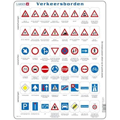 Selecta Larsen verkeersborden, 48st. Selecta Larsen verkeersborden, 48st.