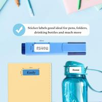 NIIMBOT A2A68601301 Etiketten (rol) 30 x 15 mm Wit 210 stuk(s) Universele etiketten - thumbnail