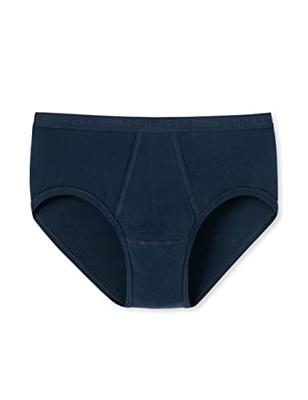 Schiesser Sportslip Marineblauw Original Feinripp