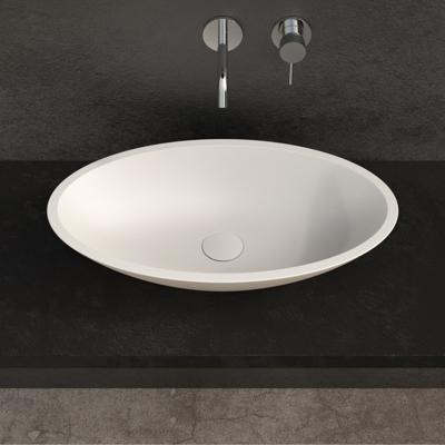 Opbouw Waskom Ideavit Solidjazz 60x35x9 cm Solid Surface Mat Wit Opbouw Waskom Ideavit Solidjazz 60x35x9 cm Solid Surface Mat Wit