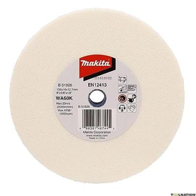 Makita Accessoires B-51926 | Slijpsteen 150x16x12,7mm | WA60K - B-51926