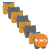 Vinnie-G Boys Kinder boxershorts Wakeboard Grey - Print - 8-pack-140/146 - thumbnail