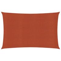 VidaXL Zonnezeil 160 g/m² 6x8 m hdpe terracottakleurig - thumbnail