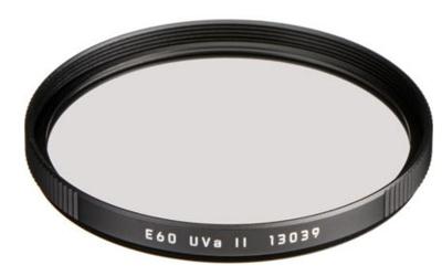 Leica 13039 Filter UVa II E60 Zwart