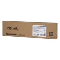 LogiLink NP0004 24 poorten Patchpaneel 483 mm (19) CAT 6 1 HE Meerdere kleuren - thumbnail