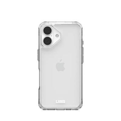 Urban Armor Gear Plyo Case Backcover Apple iPhone 16 Ice, Transparant Inductieve lading Urban Armor Gear Plyo Case Backcover Apple iPhone 16 Ice, Transparant Inductieve lading