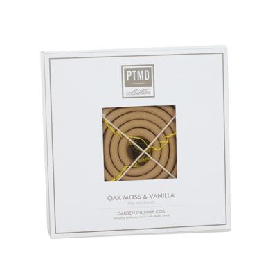 PTMD Incense coil Oak Moss & Vanilla 4 pcs holderL PTMD Incense coil Oak Moss & Vanilla 4 pcs holderL