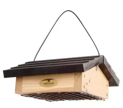 Wildbird Vetblokhouder Odense - Voersilo - 23x22x10 cm Zwart