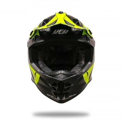 UFO PLAST crosshelm "intrepid helmet interpid l black/yellow - thumbnail