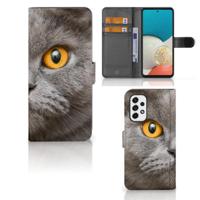 Telefoonhoesje | Met pasjeshouder | Samsung Galaxy A53 Britse Korthaar - thumbnail