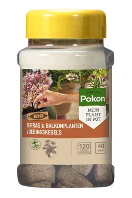 Pokon Bio Terras en Balkon Planten Voedingskegels 40st