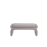 Light & Living Bankje 'Nafya' Bouclé, kleur Taupe - thumbnail