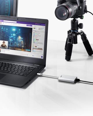 ATEN USB 3.0 Kabel 1x USB 3.1 Gen1 - 1x HDMI Type A Female Zilver/Wit - thumbnail