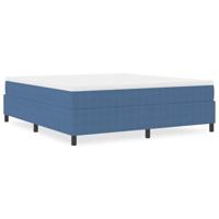 Boxspring bed Blauw 180 x 200 cm Katoenen stof - thumbnail