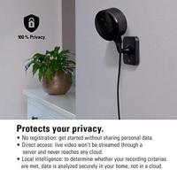 Eve Cam – Secure Indoor Camera, 100% privacy, HomeKit Secure Video, iPhone/iPad/Apple Watch notifications, motion sensor, microphone and speaker, people/pet/vehicle recognition, flexible installation - thumbnail