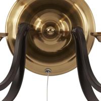 Searchlight Klassieke wandlampBelfry Brons met goud - 1842-2BZ - thumbnail