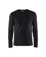 Blaklader T-shirt lange mouw 3314-1032 zwart mt XL - thumbnail