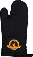 The Windmill ovenhandschoen 33 cm katoen zwart/oranje - thumbnail