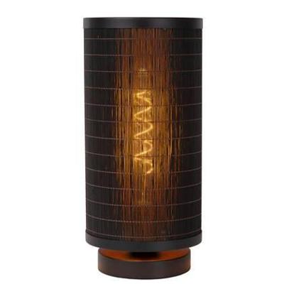 Lucide TAGALOG - Tafellamp - Ø 15 cm - 1xE27 - Zwart