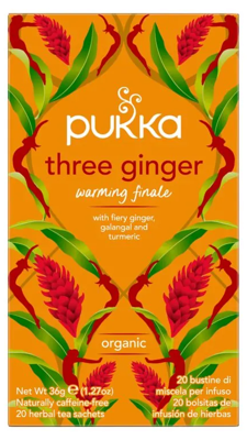 Pukka Three ginger bio 20 Zakjes