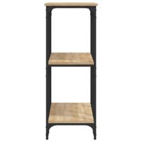 Wandtafel 102x35x90 cm bewerkt hout sonoma eikenkleurig - thumbnail