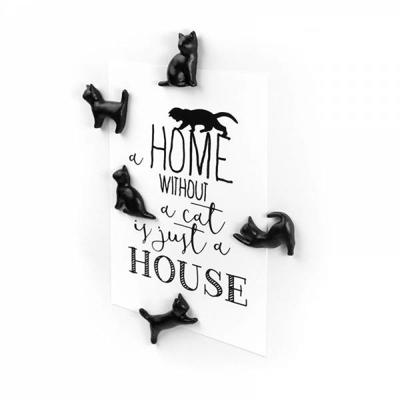 Zwarte Kat Magneten (set Van 5) Zwarte Kat Magneten (set Van 5)