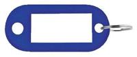 Sleutellabel pavo kunststof blauw 100 stuks - thumbnail
