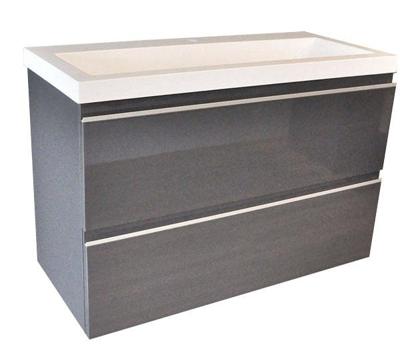 Wiesbaden onderkast 80 cmx36 cm zo.wastafel gl.grijs