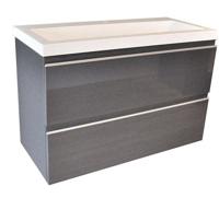 Wiesbaden onderkast 80 cmx36 cm zo.wastafel gl.grijs - thumbnail
