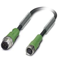 Phoenix Contact 1693076 Sensor/actuator connector, geassembleerd M8 Aantal polen (sensoren): 4 Stekker, recht, Bus, recht 0.60 m 1 stuk(s) Piece - thumbnail