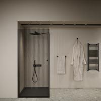 Douchecabine | BWS Gusma | 1 Deur | 80x80x190 cm | Zwart Boss & Wessing - thumbnail