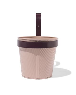 HEMA Plantenbak balkon 22x13x21cm met haak roze