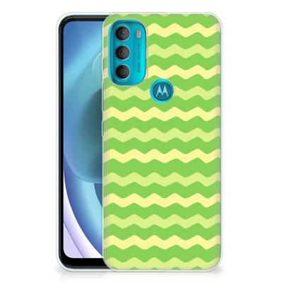 Motorola Moto G71 5G | TPU bumper | Waves Green