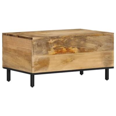 Salontafel 80x50x40 cm massief mangohout