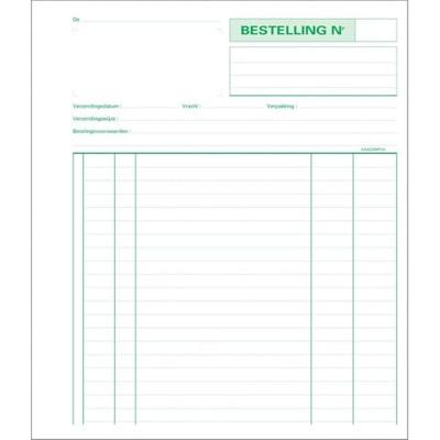 Exacompta bestellingen, ft 21 x 18 cm, Nederlandstalig Exacompta bestellingen, ft 21 x 18 cm, Nederlandstalig