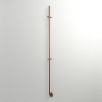 Elektrische Radiator Stick Instamat Jay 175 cm 29W Geborsteld Brons - thumbnail
