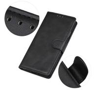 Casecentive Leren Wallet case met sluiting iPhone 13 Pro zwart - thumbnail