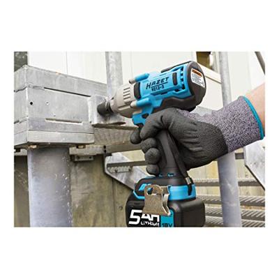 HAZET Accu-slagmoersleutel 9212-010 · Losdraaimoment maximaal [Nm]: 700 Nm · 1/2 inch (12,5 mm) vierkant massief · Lengte: 204 mm