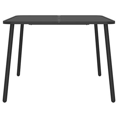 5-delige Tuinset staal antracietkleurig