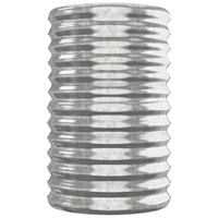 Plantenbak 260x40x68 cm gepoedercoat staal zilverkleurig - thumbnail