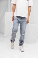 Black Bananas Dribble Straight Fit Denim Jeans Kids Lichtblauw - Maat 152 - Kleur: Blauw | Soccerfanshop - thumbnail