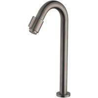 Wiesbaden Victoria XL Gunmetal Fonteinkraan - Koudwaterkraan - 1/2 Inch - thumbnail