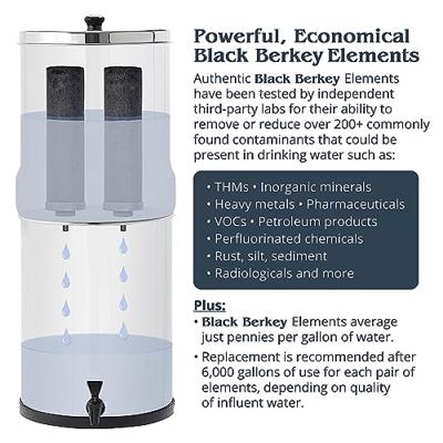 Berkey Waterfilters Berkey Big Waterfilter - Tot wel 24,6 liter per uur